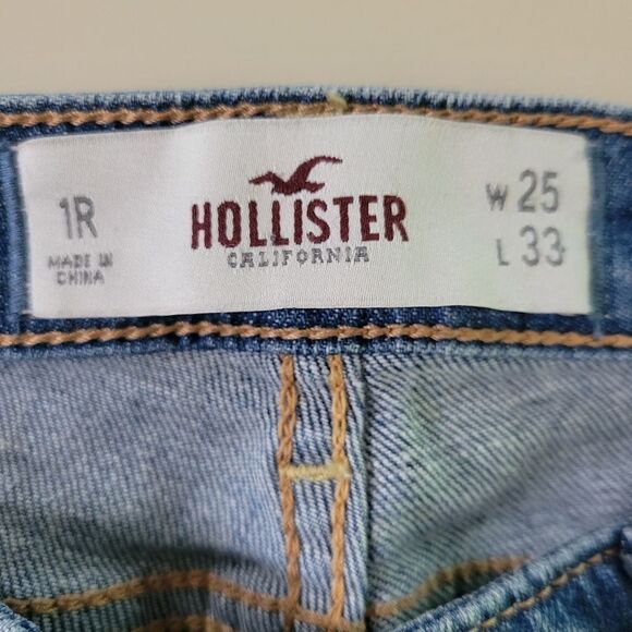 Hollister Women's Blue Skinny Leg Denim Jeans - Picture 2 of 12